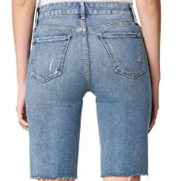 Joe's Jeans Shorts Joes Jeans Hirise Bermuda Jean Shorts Sz 27 Poshmark